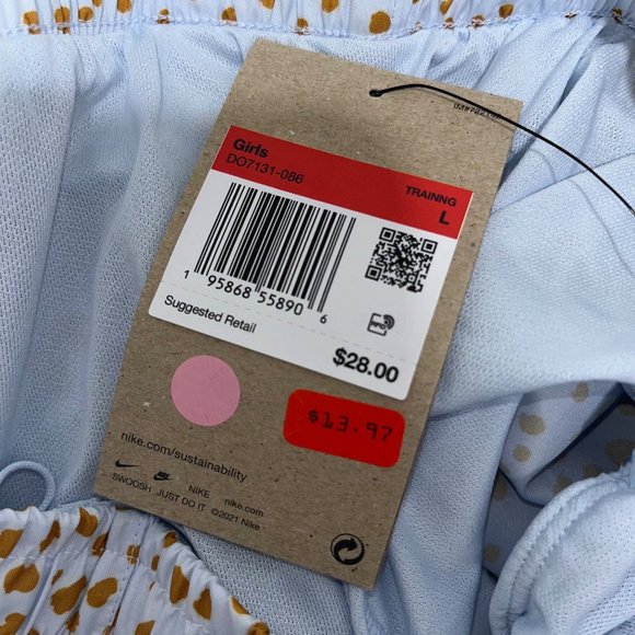 NIKE Girls DRI-FIT Tempo Lined Running‎ Shorts Size Large NWT - Picture 8 of 8